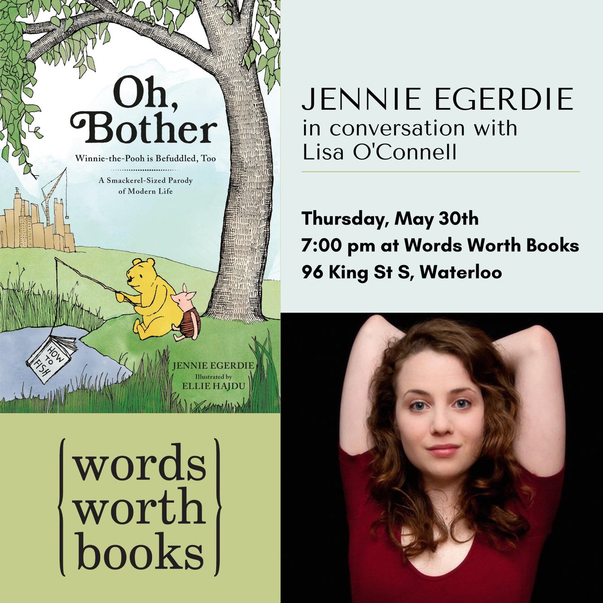 OH BOTHER’S COMING TO ONTARIOOO come hang!! I would seriously be thrilled to see any of you IRL Tuesday ‘May 28 at Type Books (Toronto) with Masooma Hussain Thursday May 30th @BooksWordsWorth (Kitchener-Waterloo) with @PatTheDogPDC
