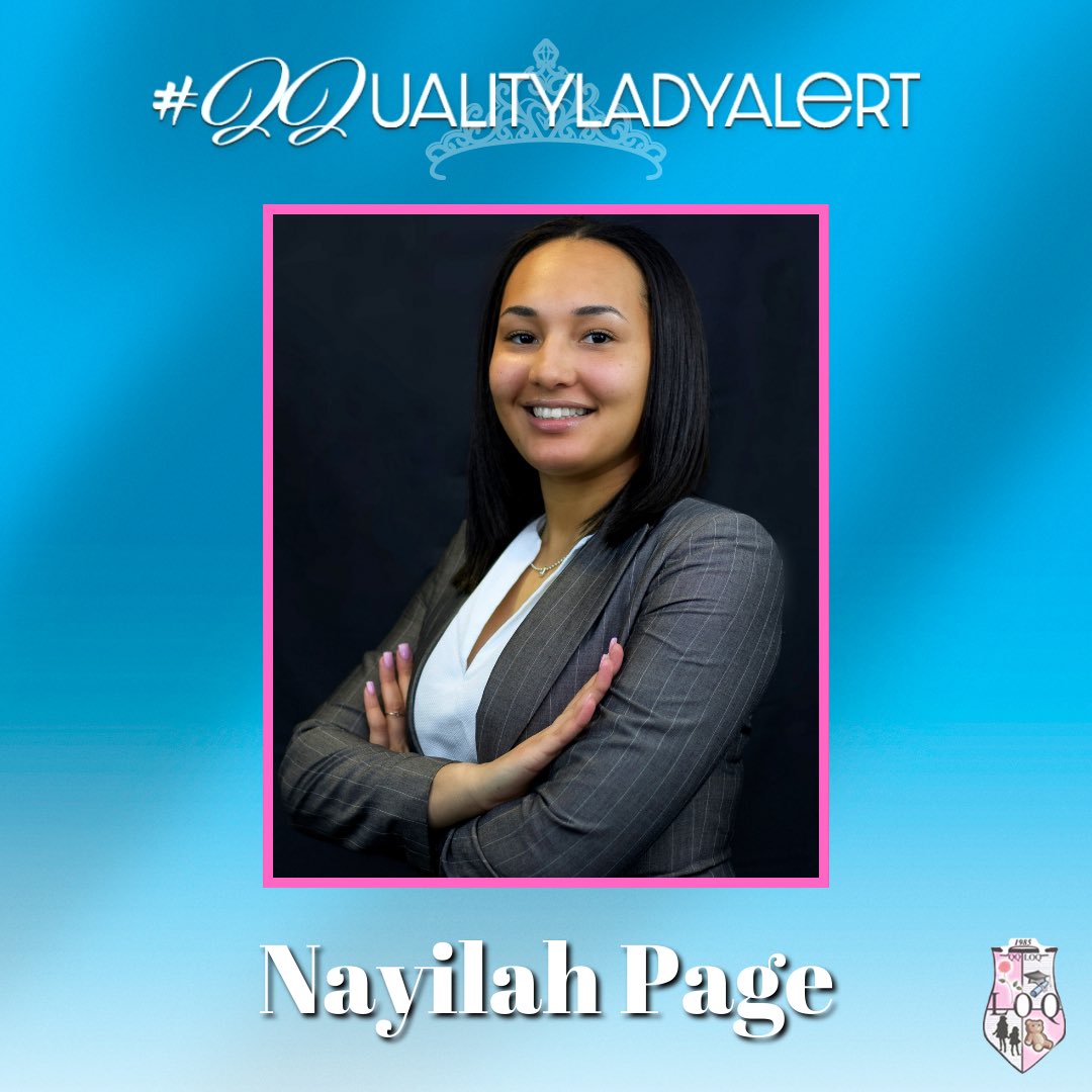 LOQSC's tweet image. #qqualityladyalert Our sister, Nayilah, just finished her Commercial Real Estate Internship for Project Destined. Congratulations Nayilah! 💘