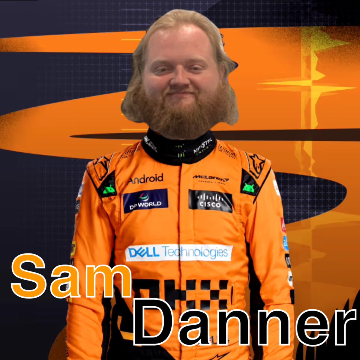 YCSportsbook's tweet photo. McLaren driver Sam Danner further cements himself as the permanent holder of second place. Better luck in Australia mate. https://t.co/ZFjHc6YquL
