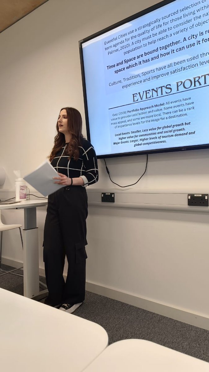 Georgia, International Tourism Development student, tells us us her favourite things about the course:

“I enjoy the variety of the content. There is also the opportunity to study more event-based approaches, digital marketing and the importance of cross-cultural differences.'