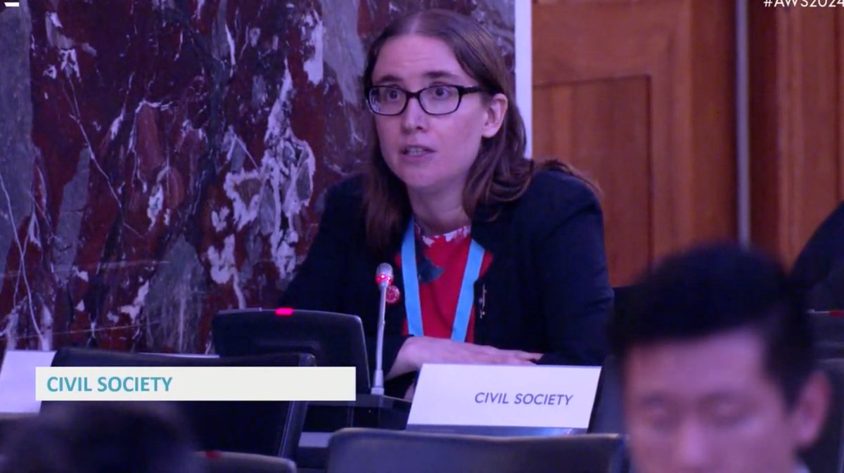 'A treaty to prohibit and regulate autonomy in weapons systems is urgent, and it is possible – we know
what we need to do.' - @elizabethminor3 for @Article36 

3/6