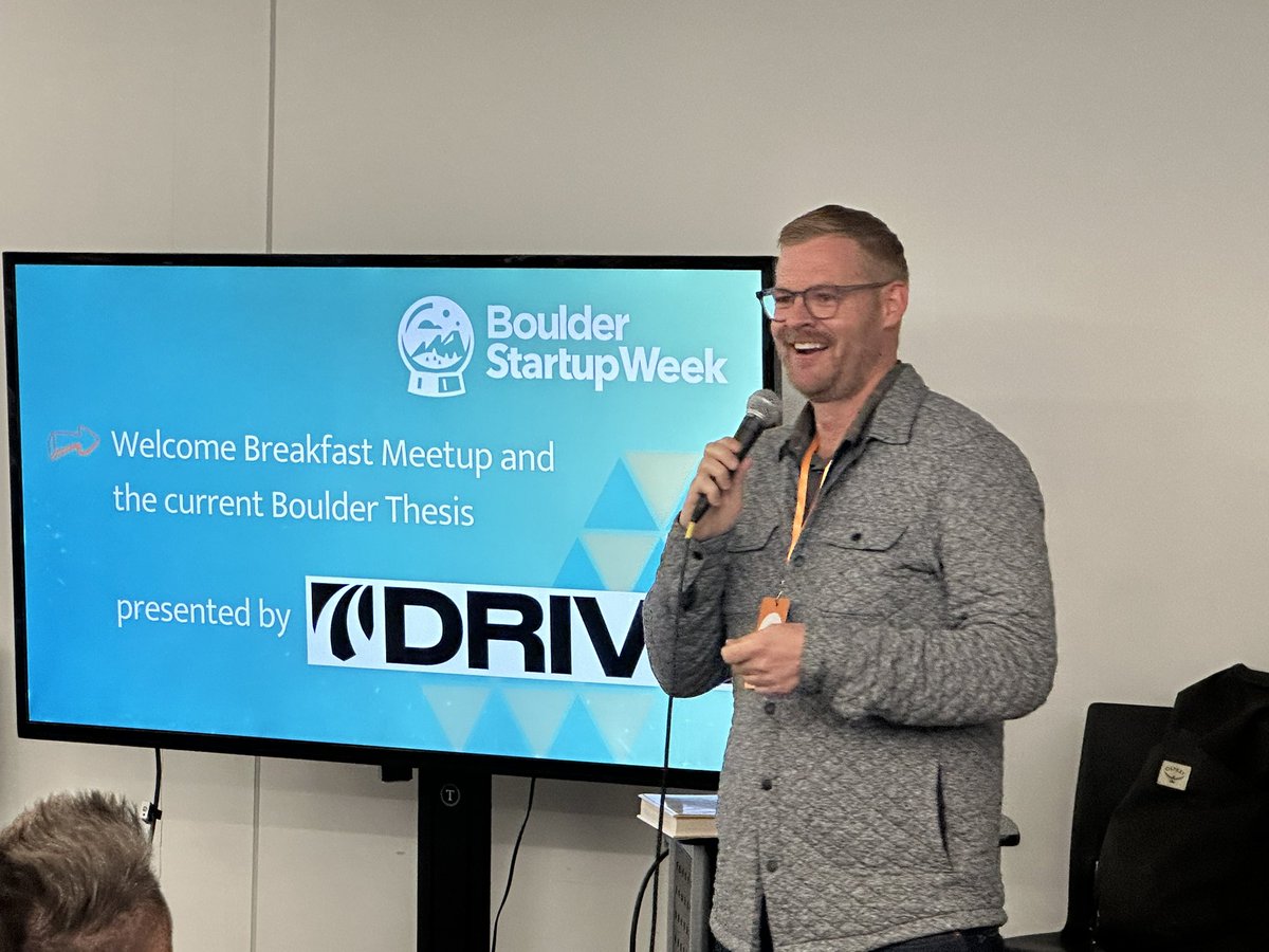 Daniel Johnsen (@daniel_johnsen) on Twitter photo .<a href="/unicorn/">andrew hyde</a> kicking off <a href="/bldrstartupweek/">Boulder Startup Week</a>
<a href="/boulderstartup/">Boulder Startup Week</a>
Grew from 15th event grew from 55 events, 17 average attendance to over 1,600 attendees!
Briefly <a href="/startupweekend/">Techstars Startup Weekend</a> highlight 17 years ago
Keep it going!
#bsw24 .<a href="/unicorn/">andrew hyde</a> kicking off <a href="/bldrstartupweek/">Boulder Startup Week</a>
<a href="/boulderstartup/">Boulder Startup Week</a>
Grew from 15th event grew from 55 events, 17 average attendance to over 1,600 attendees!
Briefly <a href="/startupweekend/">Techstars Startup Weekend</a> highlight 17 years ago
Keep it going!
#bsw24