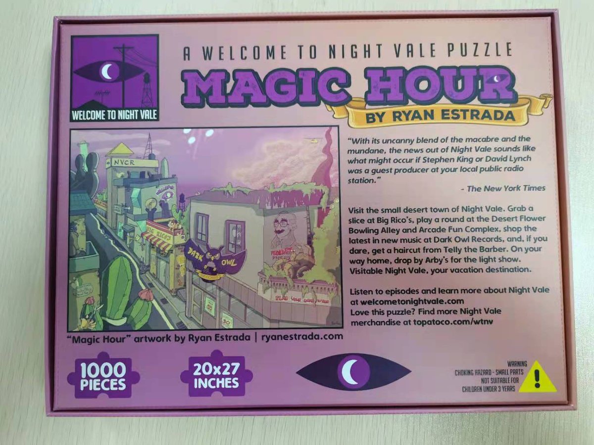 NightValeRadio's tweet photo. The pieces of the Night Vale universe, in the palm of your hand. 

https://t.co/F1FUvEuIHD https://t.co/iPP0wYcCxx