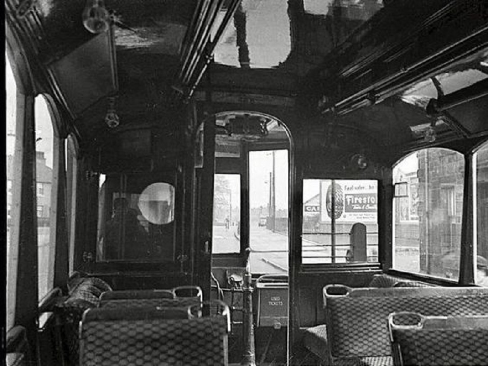 Tram at Main Street, Baillieston, #Glasgow 1960.
(TSPL)