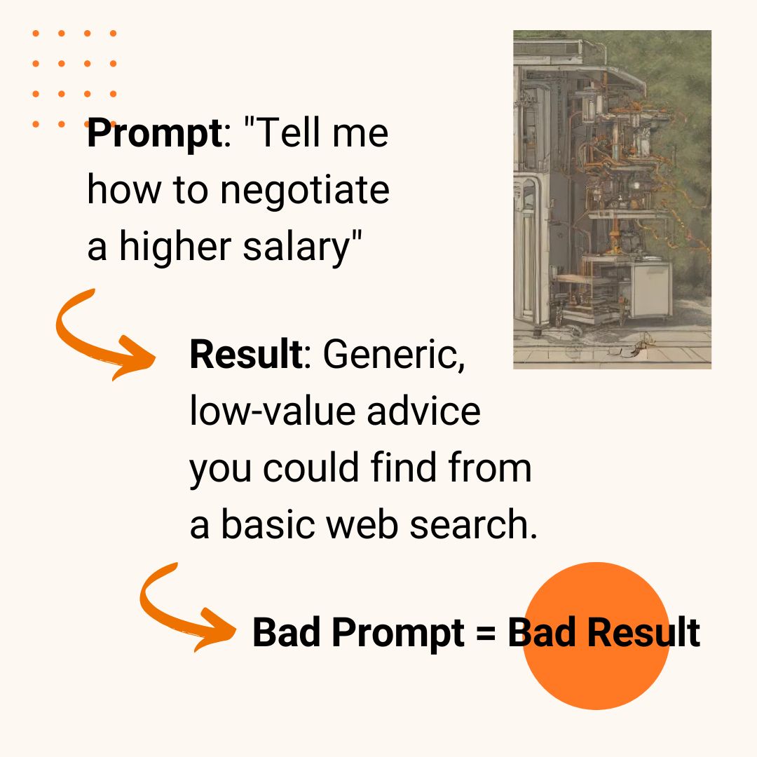 oomkaio's tweet photo. The best answer varies based on details: "As a teacher, I don't have performance metrics to mention. What data or factors should I highlight when asking for a pay increase?"  How to write great #prompts: https://t.co/m9SK0cRfub 

#ai #Prompt https://t.co/JktIotk6LQ
