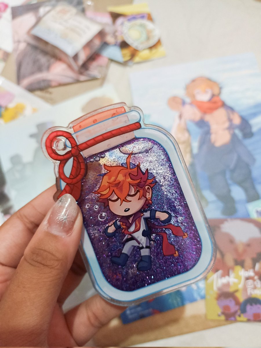 best purchase & highlight of the event goes to @fenkko @tealdragon_ @valerieks_ thank you for bringing baby ajax to indonesia!🥺🧡