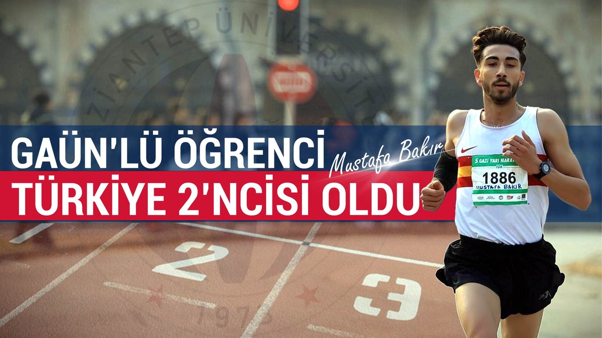 Üniversitemiz öğrencisi Mustafa Bakır, Türkiye Atletizm Federasyonu tarafından yapılan yarışmada Türkiye 🥈’ncisi oldu. 🏃‍♂️👏 

🔗habermerkezi.gantep.edu.tr/?p=71943

#GaziantepÜniversitesi #Gaziantep