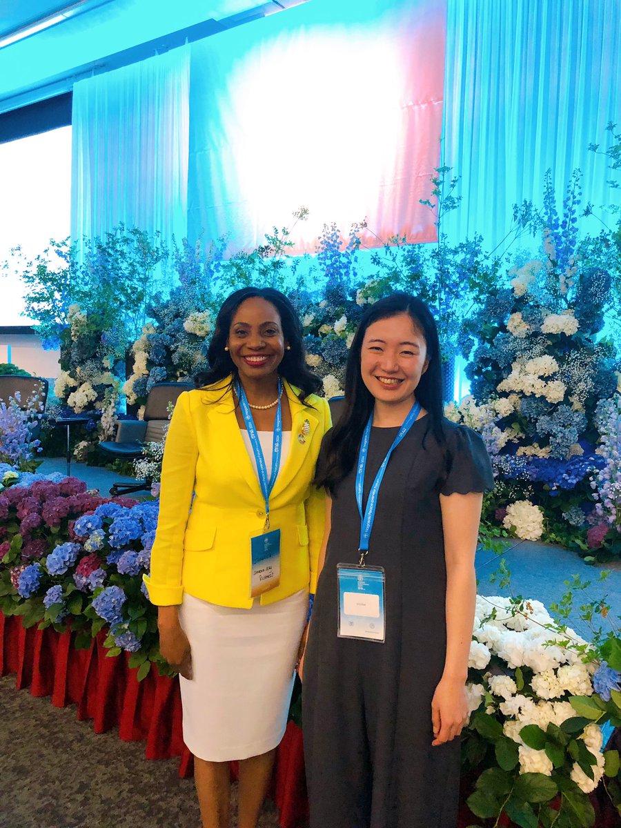 It was a genuine honor to meet Ambassador Shorna-Kay Richards @ShornaKayR at #nppf2024. She expressed strong support for the nuclear abolition movement in Japan, highlighting the crucial roles of youth and women. リチャーズ大使、ありがとうございました！We’ll keep up ❤️‍🔥#nuclearban