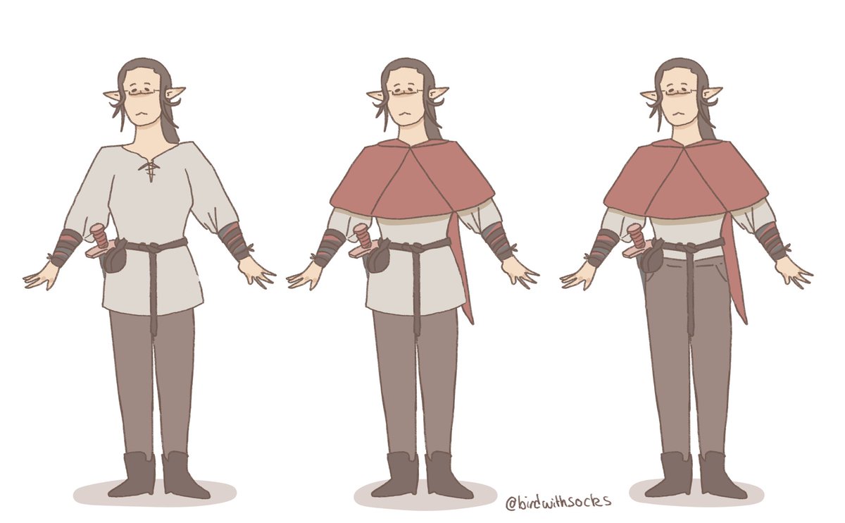 birdwithsocks_'s tweet photo. Oh these? Just some more…conveniently timed dnd characters I made…
(My friend said I could design her a ren faire costume and I was so excited, things got a little out of hand hehe!)
#dnd #butsecretly #renfaire >:D https://t.co/Ik0CaYCBDF
