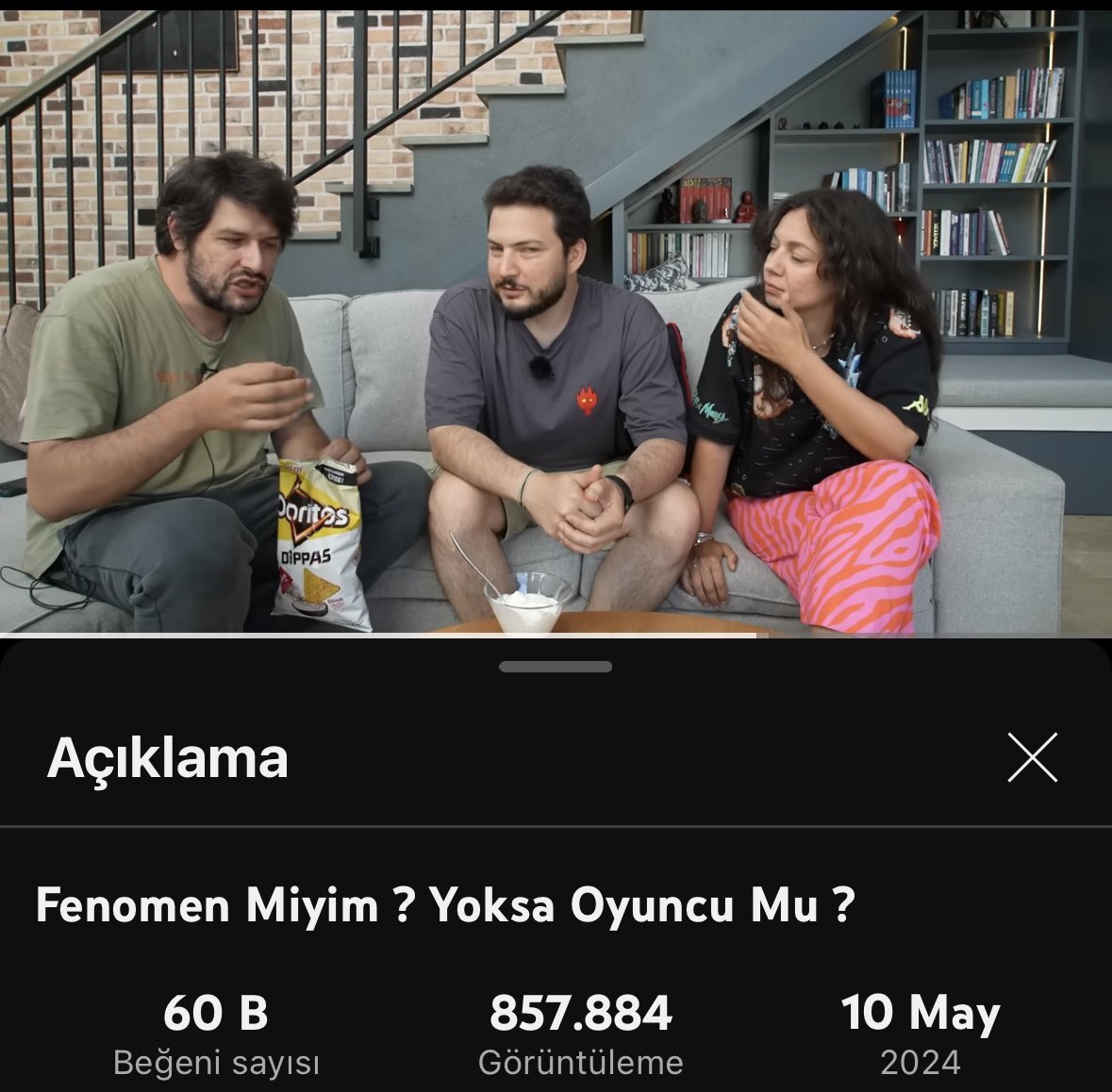 Maalesef severek takip ettiğim Noluyo Ya kanalını da bırakıyorum. Yalnızca steril konularda duyarlılıklarını koruyup konu Gazze olunca basit bir iki story atmaktan başka bir şey yapmayan ve 10 mayısta dahi doritos reklamı alacak kadar iş birliğini ve kazancı düşünen bir