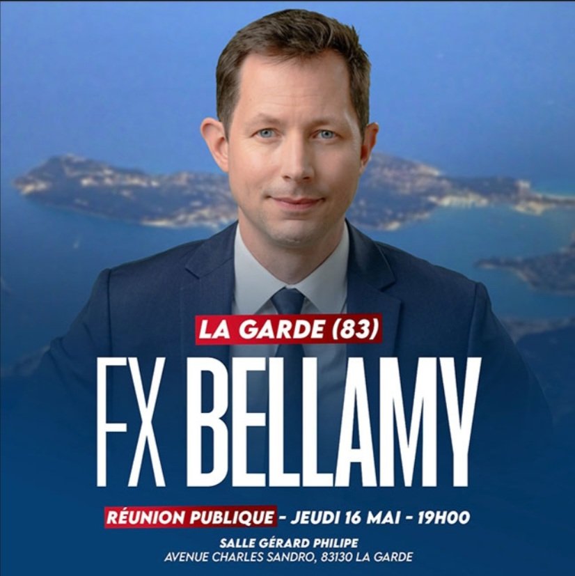 🚀La dynamique est lancée, la campagne bat son plein. 

🇪🇺Le Var #AvecBellamy c'est jeudi 16 mai à 19h à La Garde.

@fxbellamy @lesRepublicains @jeunesreps @Var3republicain @Departement_Var @CelineImart @FMasquelier83 @ValerieRialland @davidgirard83 #Europeennes2024