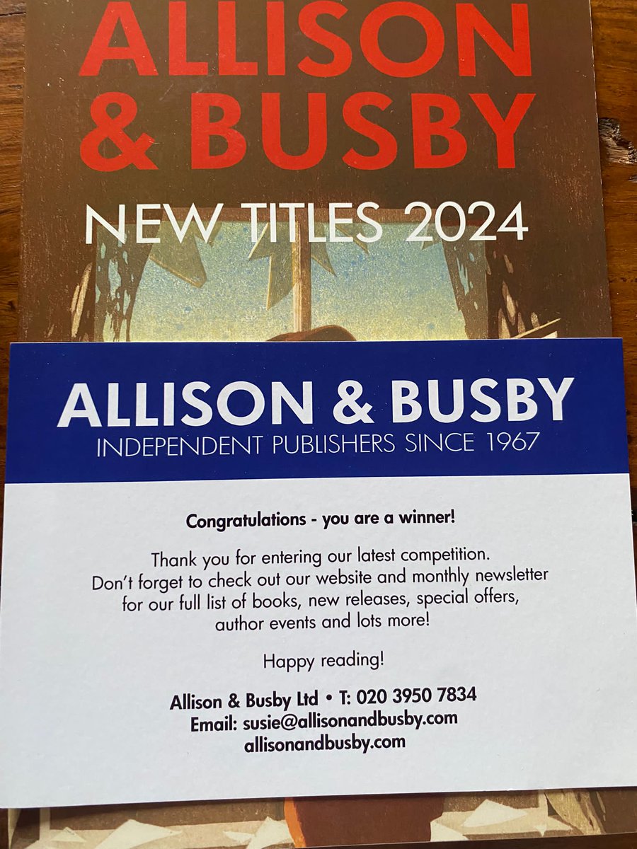 Many thanks to @AllisonandBusby for this great competition prize bundle! It's found me 😁