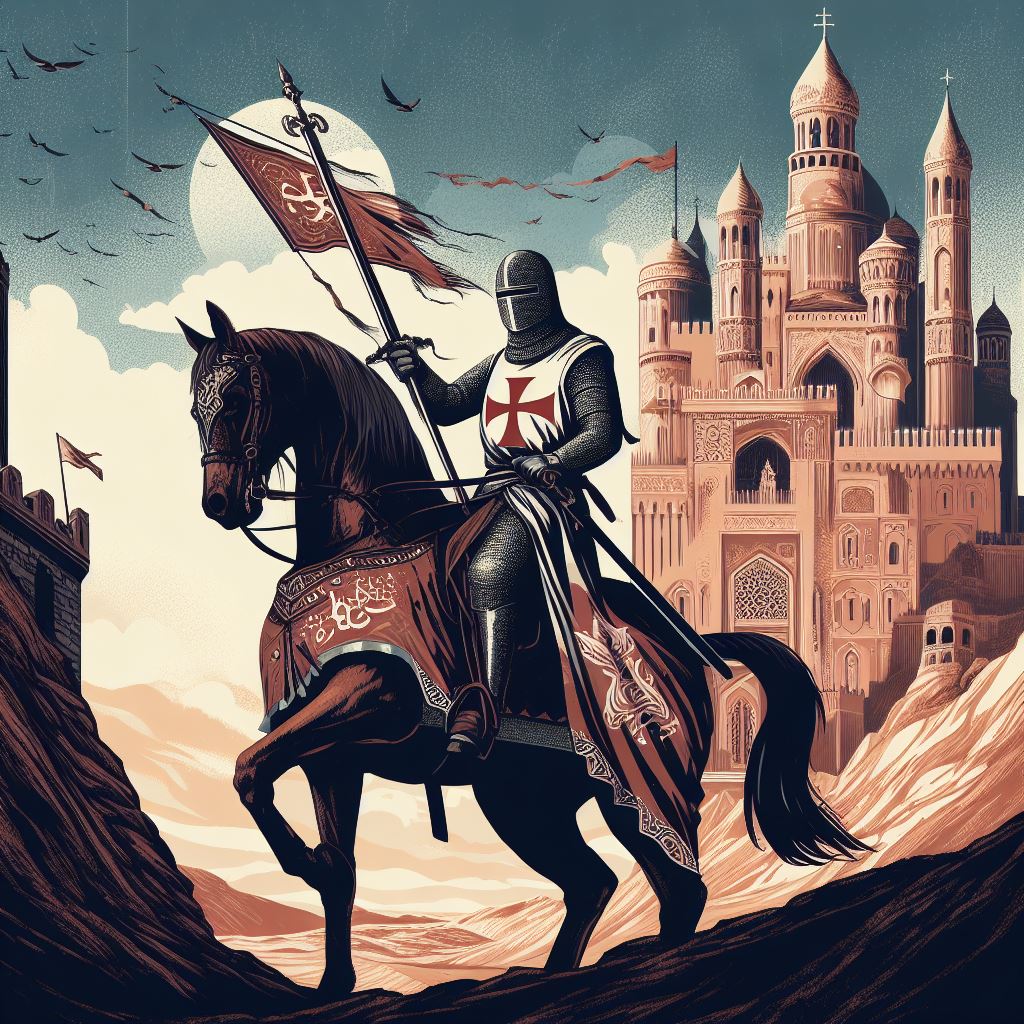 Templar Knight

#medievalart #medieval #aiart #christianart #catholicart #byzantine #byzantineart #CatholicTwitter #Catholic #CatholicChurch