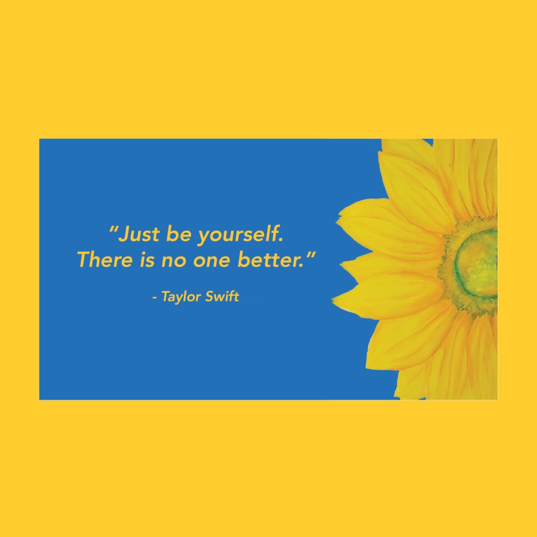 Just be yourself, there is no one better. - Taylor Swift  Want to help #SpreadHope? Our pocket-sized educational #cards feature inspiring #HopeQuotes including this one. Also included is the #ShineHope Framework, and the #CrisisHotline in the US.  Keep Shining! 🙌

@taylorswift13