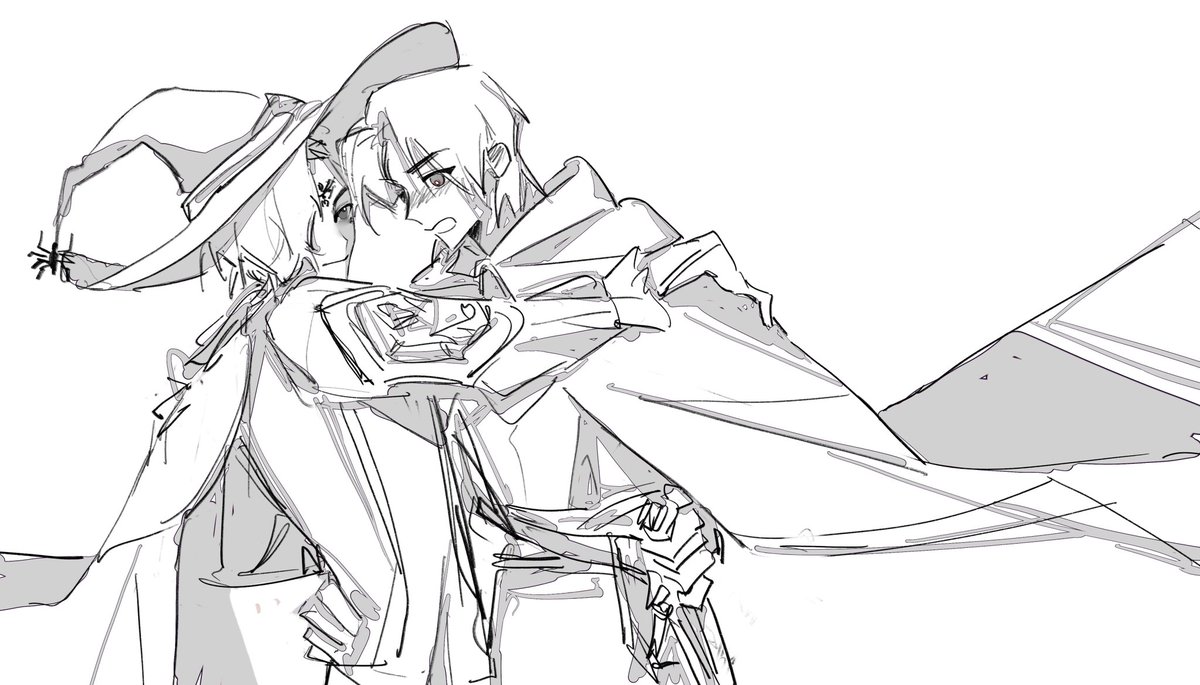 不老魔女和勇者🥰🔴⚪️
#ギラジェラ
#girajera