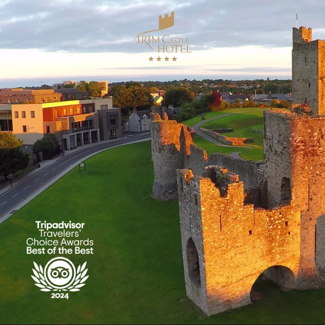 Exciting news! 🎉 Trim Castle Hotel has just been honored with the prestigious TripAdvisor Traveller's Choice 2024 Award, placing us in the elite top 10% of hotels worldwide! 🌟 
.
.
.
.
.
#TravellersChoice #Top10Percent #TrimCastleHotel