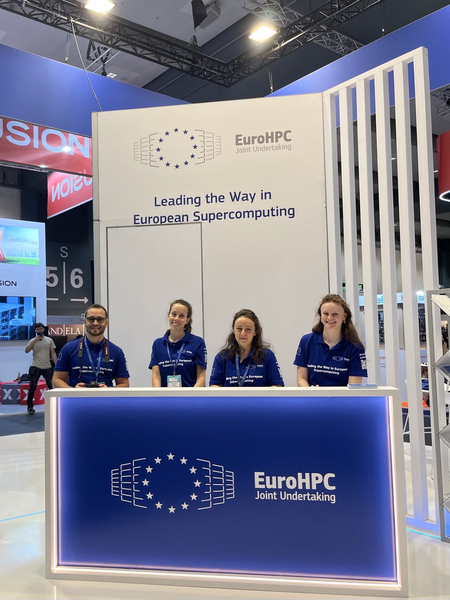 The #ISC2024 Exhibition is about to begin! 

We are ready to welcome you at the #EuroHPCJU booth! Come to meet the JU team and our collaborators, and enjoy many presentations from our projects! 

Come and say hello at booth J30!
