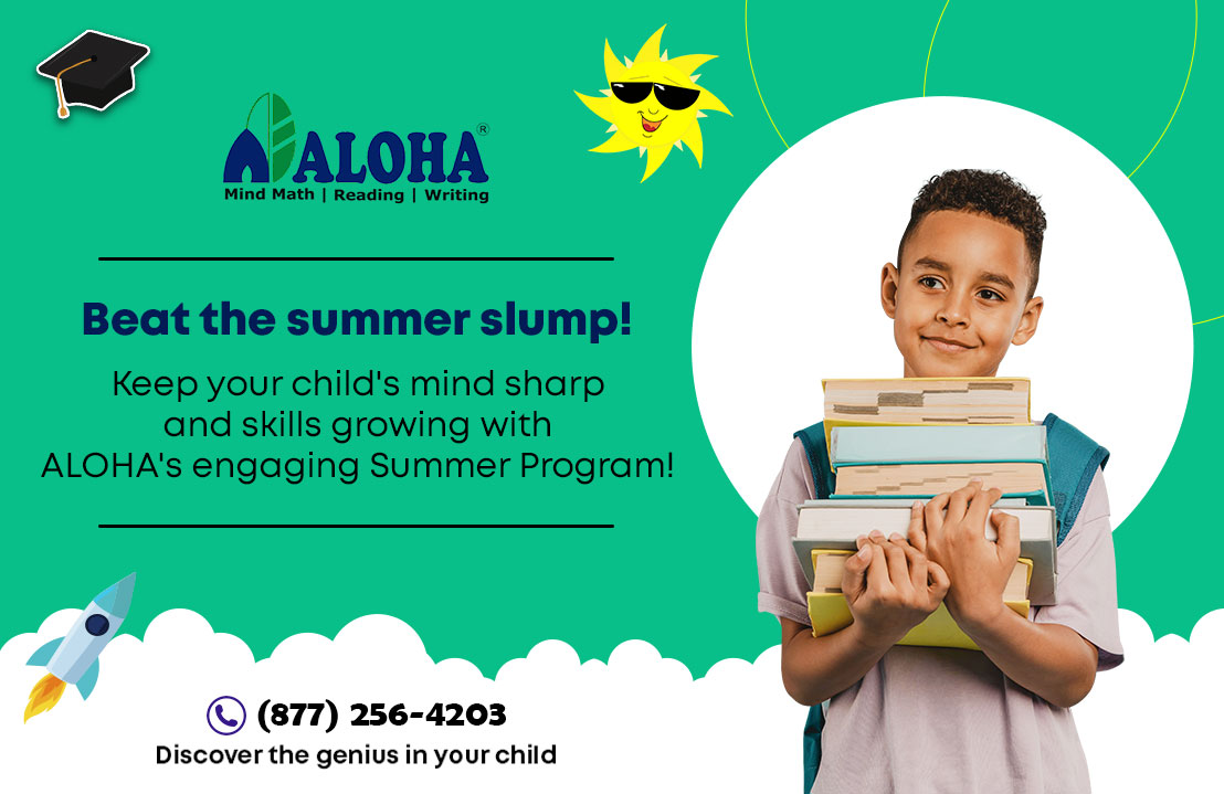 AlohaKidsMath's tweet image. Beat the summer slide with ALOHA&apos;s fun-filled Summer Program!  Our engaging activities will keep your child&apos;s mind sharp and develop new skills all summer long.
For more information,
👉👉alohamindmath.com
📞📞(877) 256-4203
 #ALOHA #SummerProgram2024