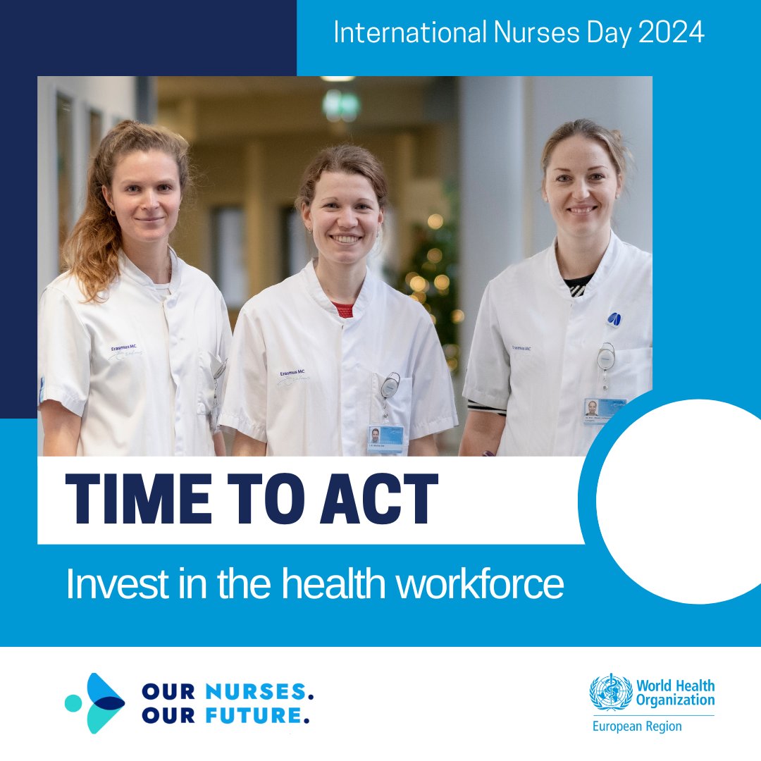 In its Framework for action, WHO/Europe urges countries to increase and sustain public investment in health & care workers to boost #HealthWorkforce

✔️availability
✔️accessibility
✔️productivity

..while protecting their well-being.

Read more👇
bit.ly/3UQdjWq

#IND2024