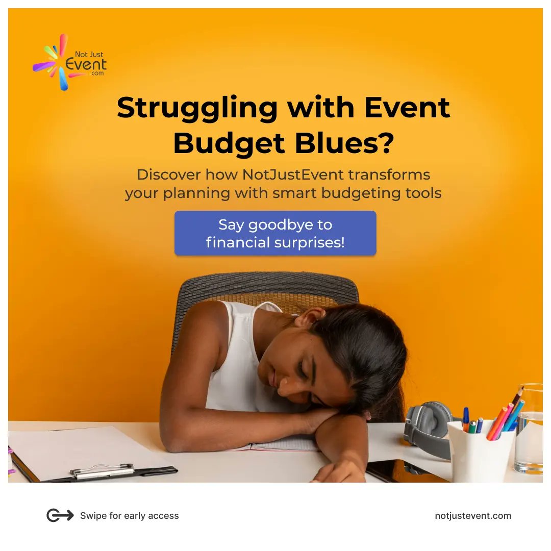 NotJustEventHQ's tweet image. Feeling overwhelmed by event costs?
Our platform helps you compare quotes from multiple vendors to find the perfect fit for your budget and  track expenses seamlessly with our user-friendly tools.
Say goodbye to financial surprises!

#notjustevent #EventBudgetingMadeEasy