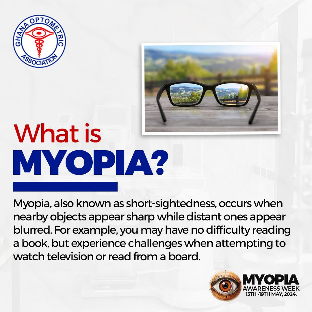 It’s MYOPIA AWARENESS WEEK 2024! Regular eye check-ups are crucial for early detection and management of myopia.  Schedule an appointment with your eye care professional today!