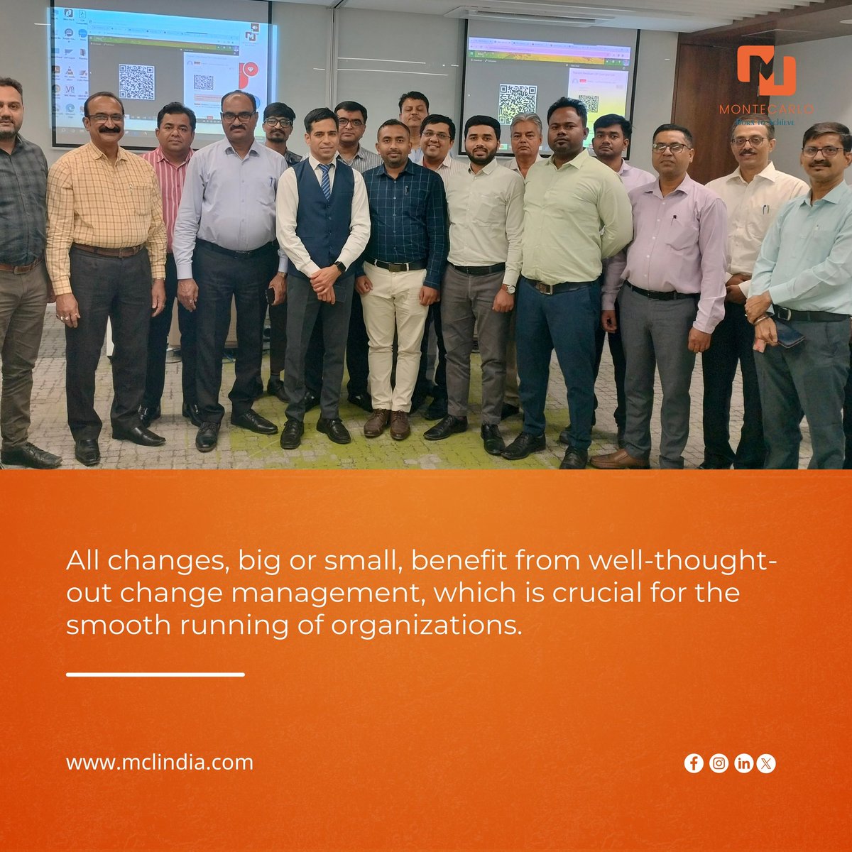 Embracing change for a brighter tomorrow! MCL recently hosted a seminar shedding light on the transformative power of change management for fostering flexibility and innovation.

#transforminglives #MakingADifference  #DevelopmentInIndia #buildingthenation #employeeengagement