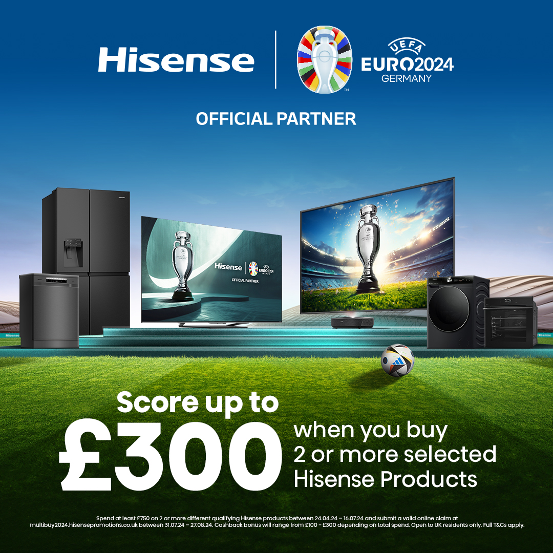 Looking for big wins? 🏆 ​ Net yourself up to £300 when you purchase 2 or more selected Hisense products! ​ T&Cs apply – Promotion ends 16.07.2024 #Cashback #Quality #Favourite #Tech …y2024register.hisensepromotions.co.uk
