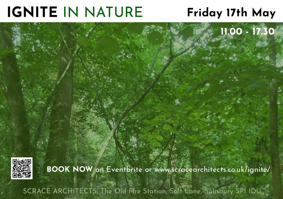 Tim Scrace (@timscrace) on Twitter photo 🔥 IGNITE: IN NATURE 🌳Line up announced! Join us this Friday, May 17th, 11:00-17:30 <a href="/scrace_arch/">Scrace Architects</a> #scracearchitects Explore nature's impact with talks, workshops, cocktails, and networking> Book now eventbrite.co.uk/e/ignite-in-na…. #IGNITEINNATURE Venue <a href="/TEN4biz/">TheEnterpriseNetwork</a> #Salisbury SP1 1DU 🔥 IGNITE: IN NATURE 🌳Line up announced! Join us this Friday, May 17th, 11:00-17:30 <a href="/scrace_arch/">Scrace Architects</a> #scracearchitects Explore nature's impact with talks, workshops, cocktails, and networking> Book now eventbrite.co.uk/e/ignite-in-na…. #IGNITEINNATURE Venue <a href="/TEN4biz/">TheEnterpriseNetwork</a> #Salisbury SP1 1DU