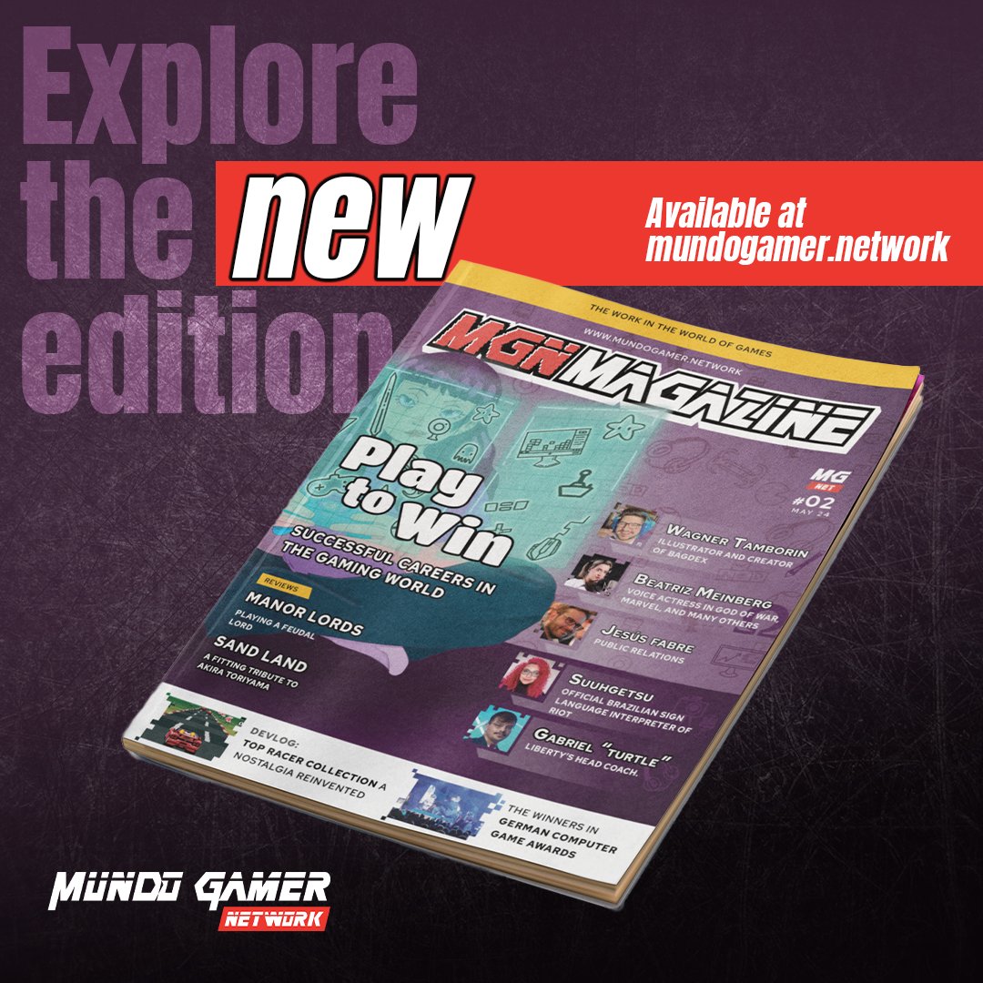 brasilmundogame's tweet image. Será que funciona com imprensa também? Porque semana passada saiu a segunda edição da nossa revista com pessoas e reviews incríveis para acompanhar.

mundogamer.network/pt-BR/magazine