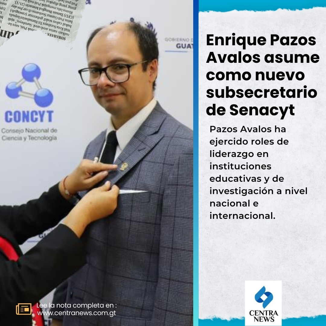 ✅ #NacionalesGT | Enrique Pazos Avalos asume como nuevo subsecretario de Senacyt.

✍️ Entérate aquí: lc.cx/VdUMKO

#AHORA #Gutemala #NoticiasGT @senacytgt