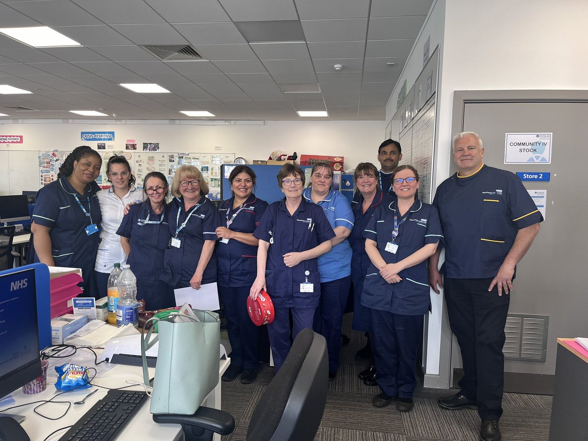Nurses day celebrations all over  <a href="/mcrlco/">Manchester Local Care Organisation</a> today , MCR and TCR teams really appreciated the visit from <a href="/AWolke/">Tony Wolke</a>  our HoN and chocolate &amp; certificates and cards.<a href="/alanil1/">Layla</a> <a href="/paula_flint/">Paula Flint</a> <a href="/MFTnhs/">MFT NHS</a> #NursesDay2024