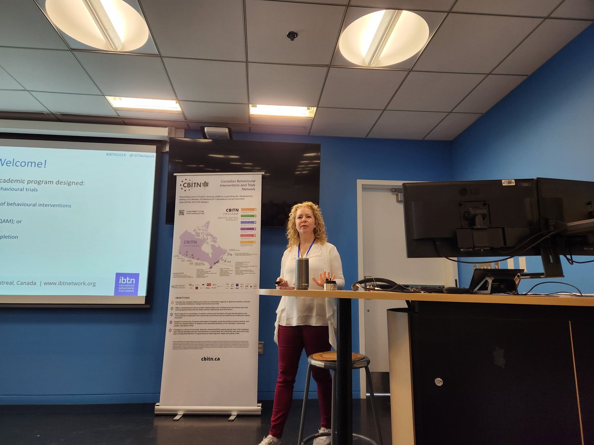 <a href="/kimlouiselavoie/">Dr. Kim Lavoie, PhD</a> opening the #ibtn2024 international summer school.