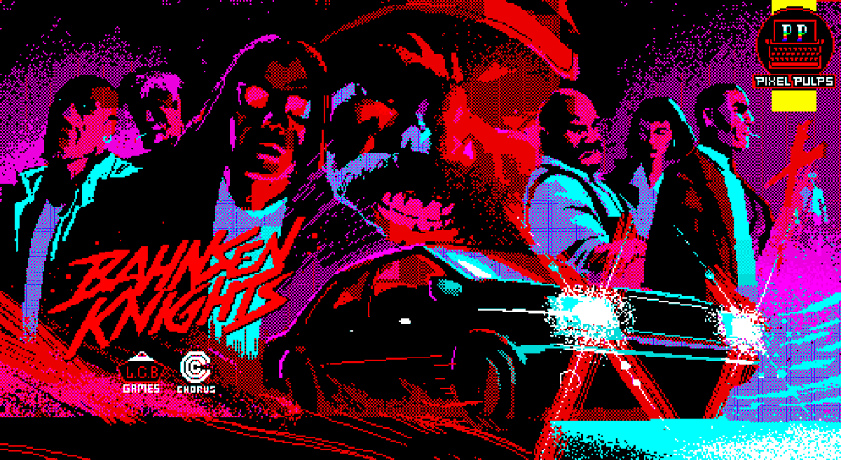 Hi there! We're an indie dev team making Pixel Pulps, small narrative games inspired by pulp fiction from the first half of 20th century and 80s home computer graphics! Cryptids, vampires, satanic cults and more!