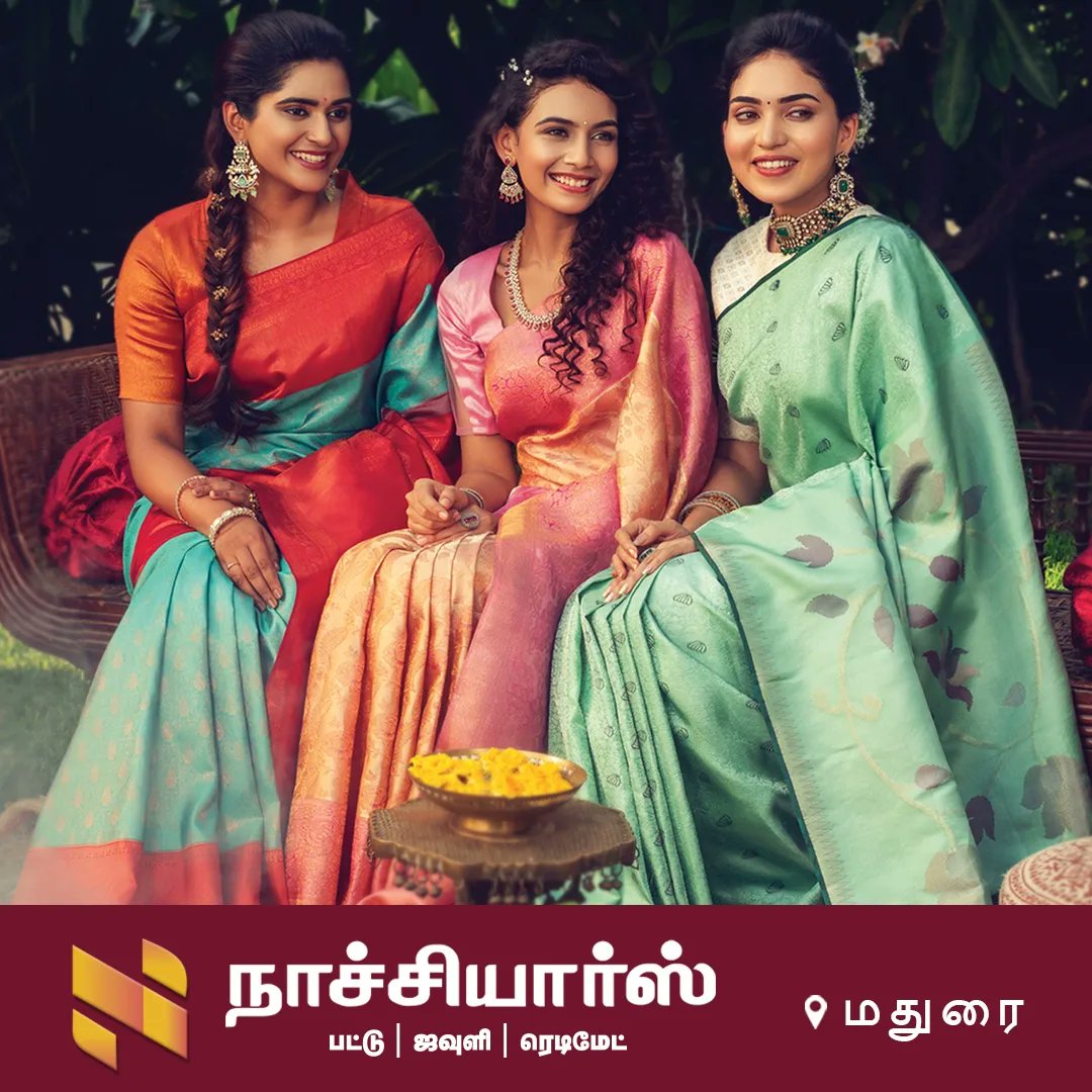 Experience the elegance of Naachiyars Silk & Textiles🌟 📍 Madurai @naachiyars