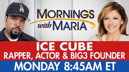 Join us now #exclusive @icecube @MorningsMaria @FoxBusiness