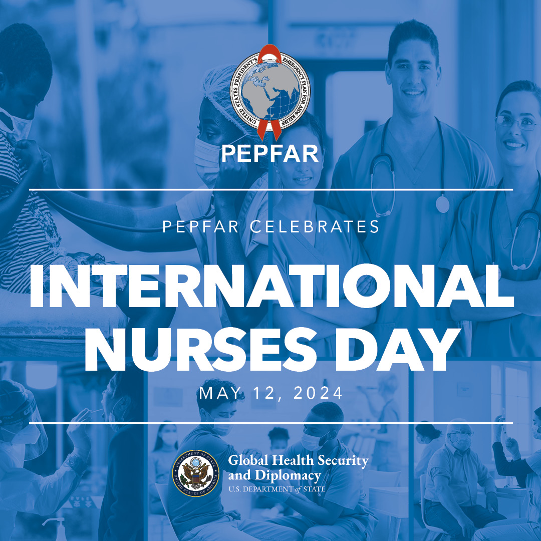 Yesterday was #InternationalNursesDay!

To sustain the gains & accelerate progress toward ending HIV/AIDS as a public health threat by 2030, #PEPFAR launched the Nursing Leadership Initiative to help strengthen the nursing workforce in seven countries. 

state.gov/pepfar-launche…