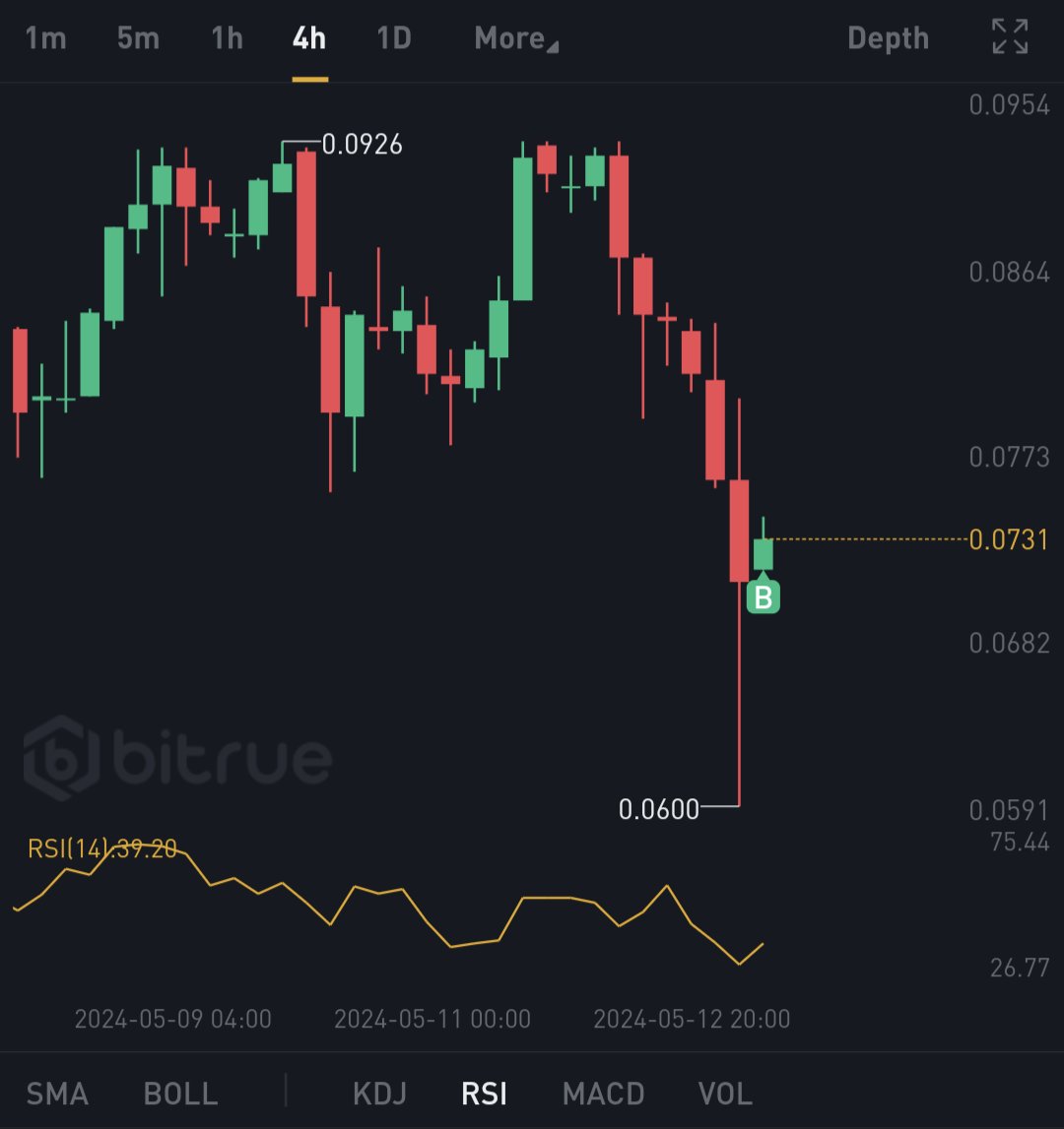 I added some more $WTK on this dip. Swing traders will get rekt.