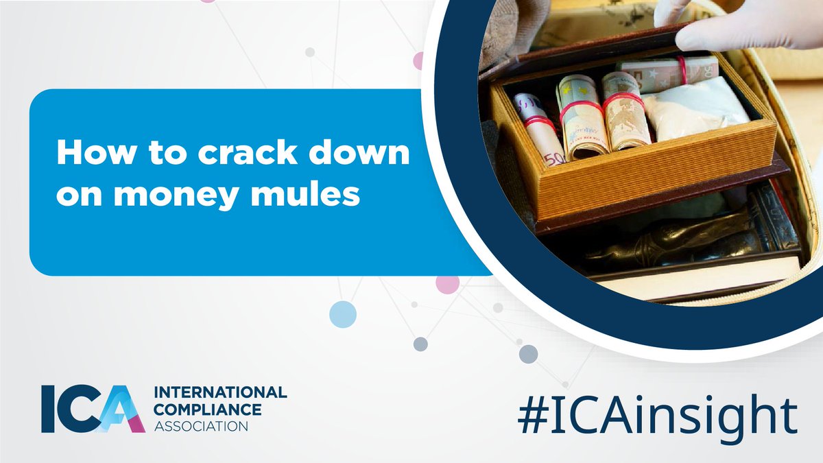 In this week’s #ICAinsight, Andrew Clarke delves into the widescale issue of money mules, the impact on those often unwittingly recruited, and efforts to spread awareness. Available to ICA members on our Learning Hub here: ica.wilm-dh2.com/cpditem/?produ…
