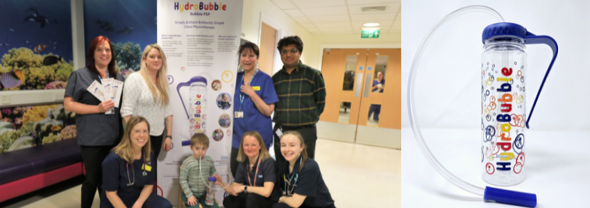 ✨The Cystic Fibrosis Team from UHCW and @nhsswft, in collaboration with @TheHydrantUK, have developed a pioneering new device called Hydrobubble. The device is a sustainable and cost-effective way of delivering bubble PEP physiotherapy. 🔗Read more: uhcw.nhs.uk/news/innovativ…