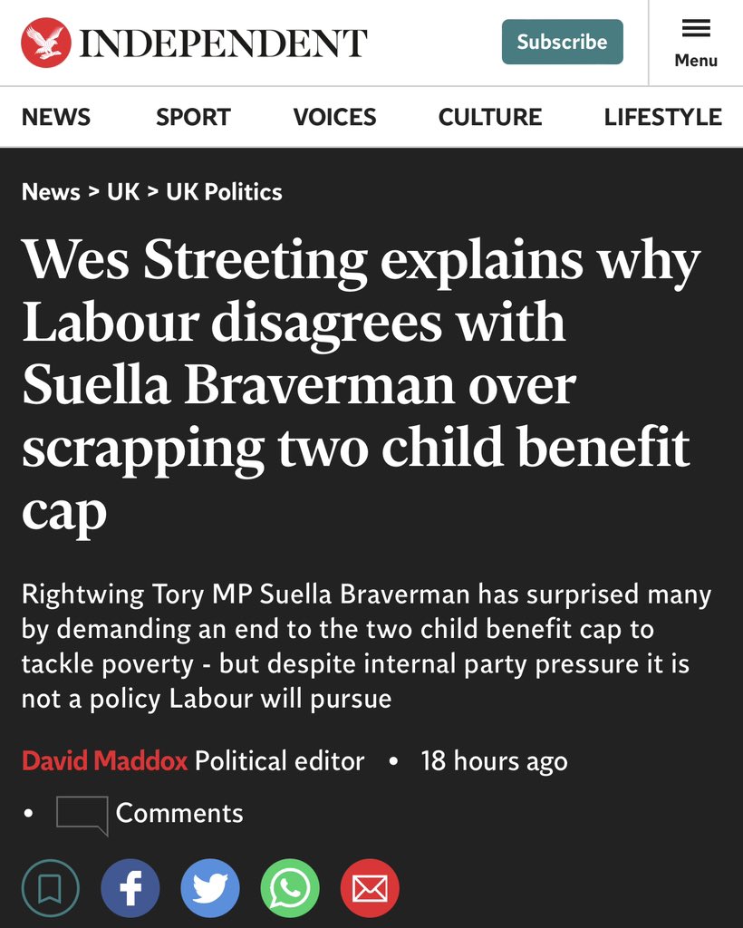 What the fuck is happening??

Wes Streeting is making me agree with Suella Braverman.