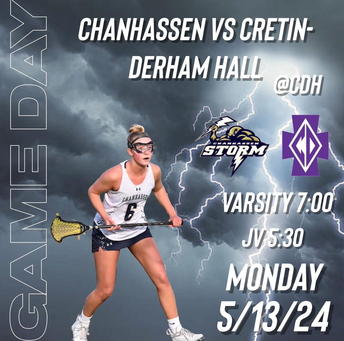 GAME DAY, starting off the week at CDH <a href="/chanstormAD/">Storm Athletics</a>