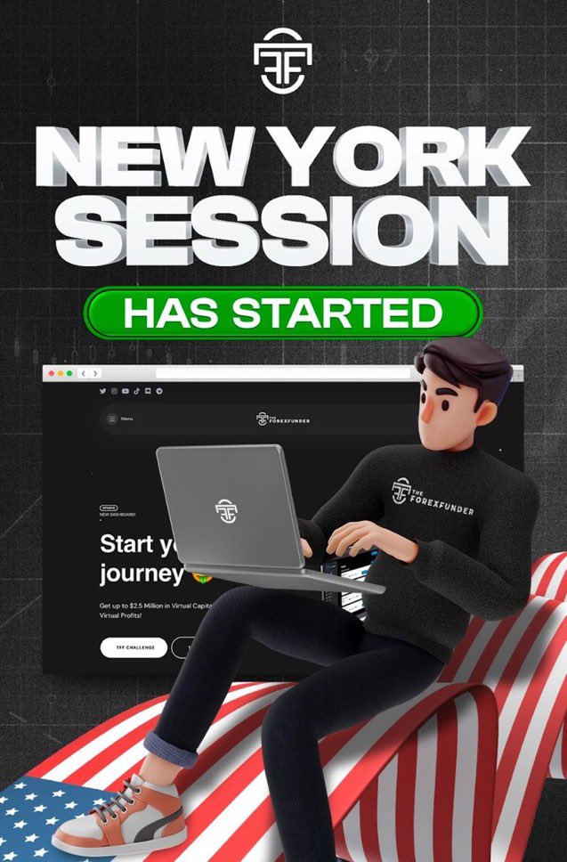THE NEWYORK SESSION IS OPEN!✅ USE THE MAY PROMOS AND GET FUNDED UPTO $2.5M. CHECK THE PINNED POST FOR MORE. GET FUNDED NOW! theforexfunder.com 🎯