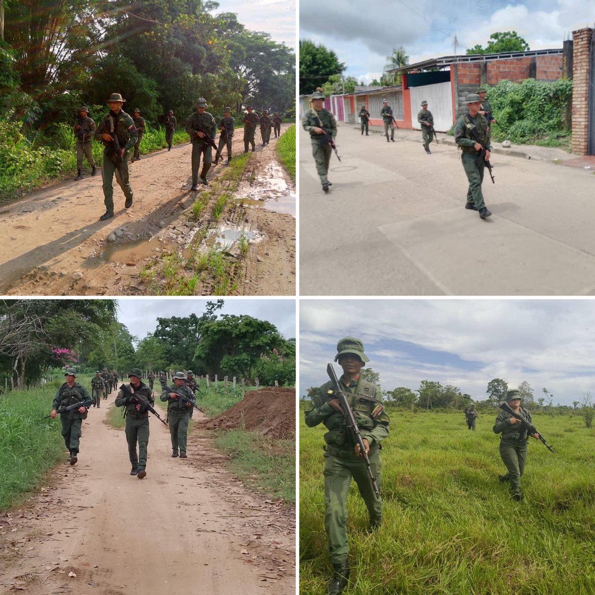 RT|| GJ <a href="/dhernandezlarez/">GJ. Domingo Hernández Lárez</a> Exploración y patrullaje ! #FANB mantiene el despliegue activo a campo traviesa en todo nuestro territorio nacional, garantizando nuestra soberanía nacional !
#IntegrarEsVencer
#5SeñasDelPueblo