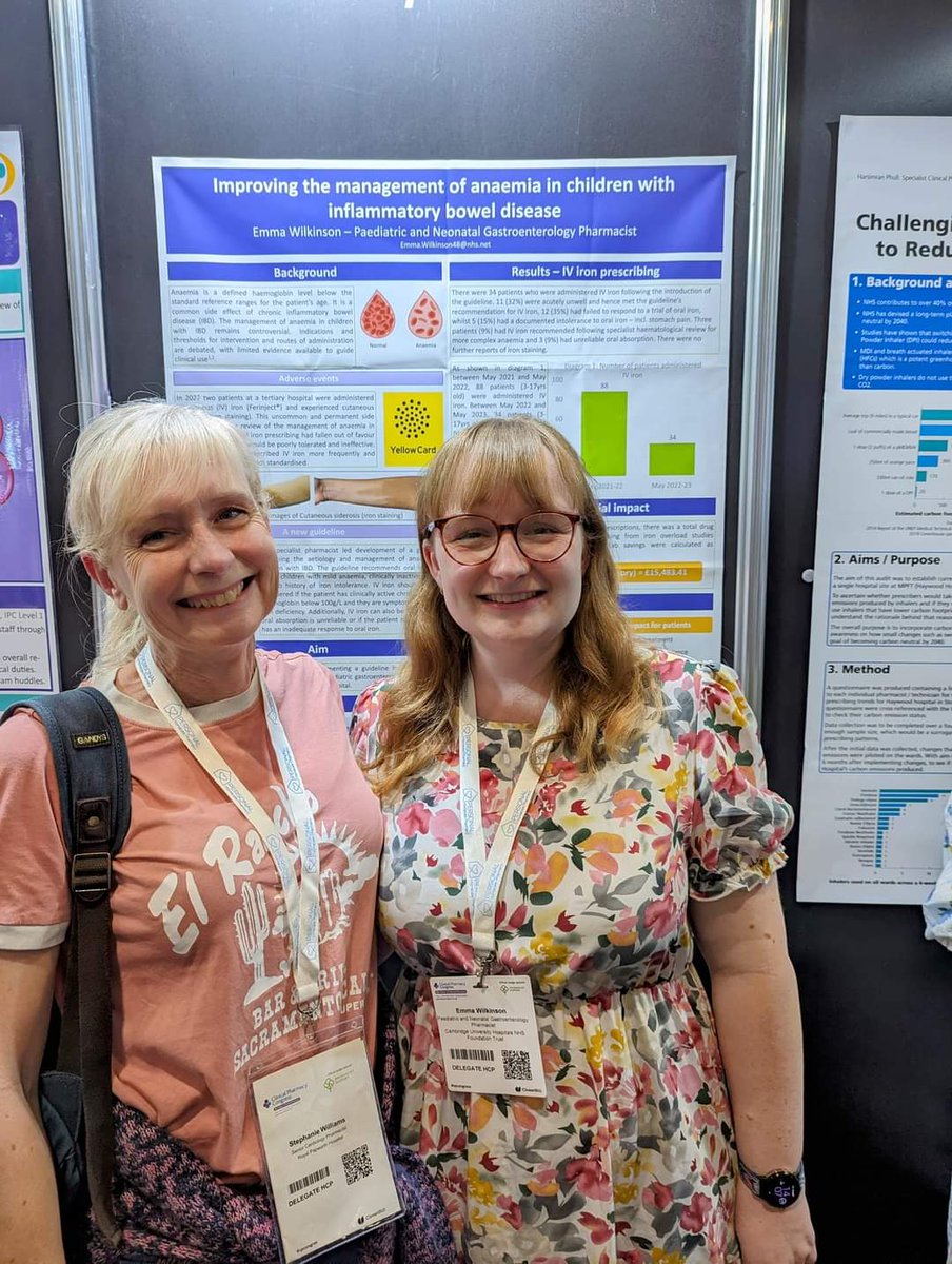 Fab time at the @CPCongress last week - presented my poster, caught up with NPPG colleagues and got to spend time with my Mum! 😁  @EditorNPPG @CUH_Pharmacy