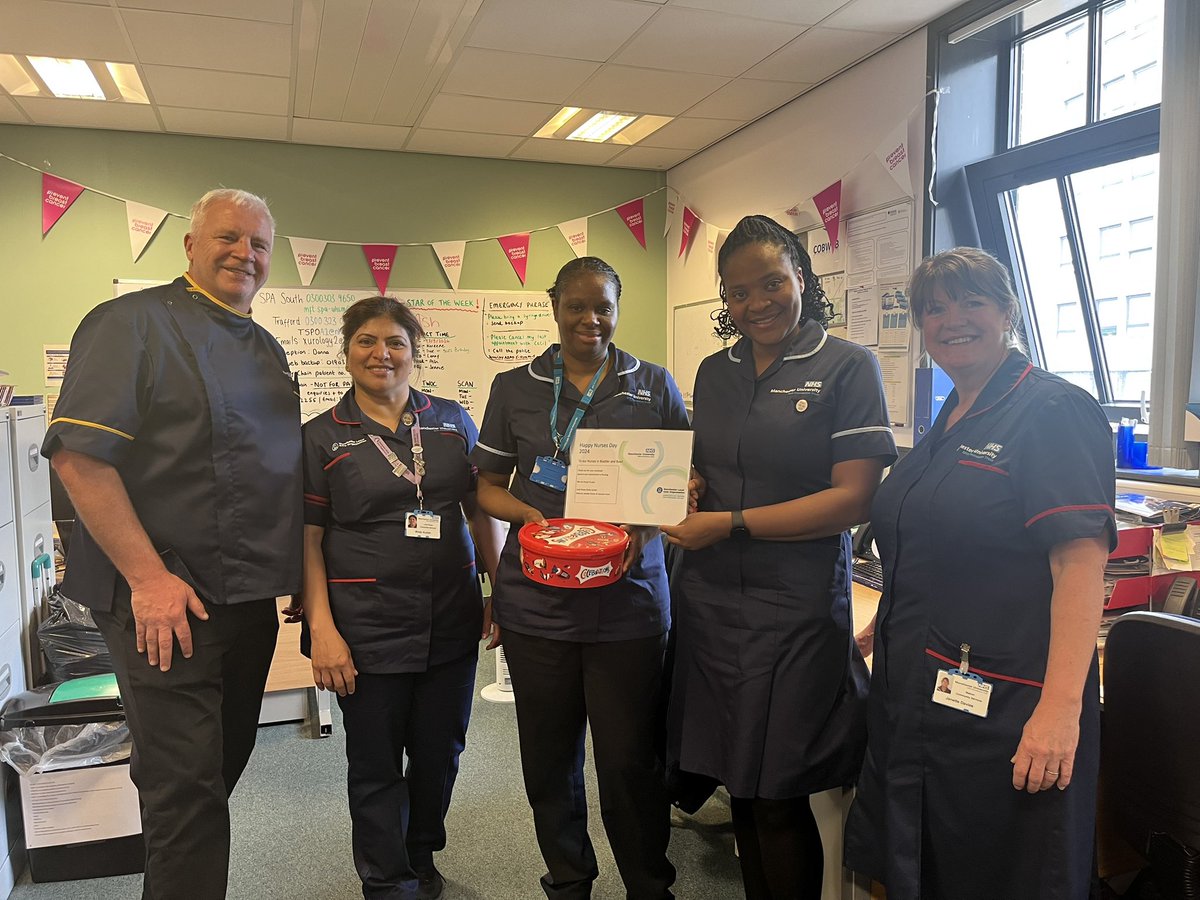 A wonderful end to the nurses day visit <a href="/mcrlco/">Manchester Local Care Organisation</a> <a href="/MFTnhs/">MFT NHS</a> south locality #NursesDay #NursesDay2024 - thanks to all the incredible nurses in our MacMillan team, BaBs ,INT2 and <a href="/southmcr_rehab/">South Manchester Integrated Community Rehab</a> services <a href="/AWolke/">Tony Wolke</a> <a href="/alanil1/">Layla</a> <a href="/paula_flint/">Paula Flint</a>