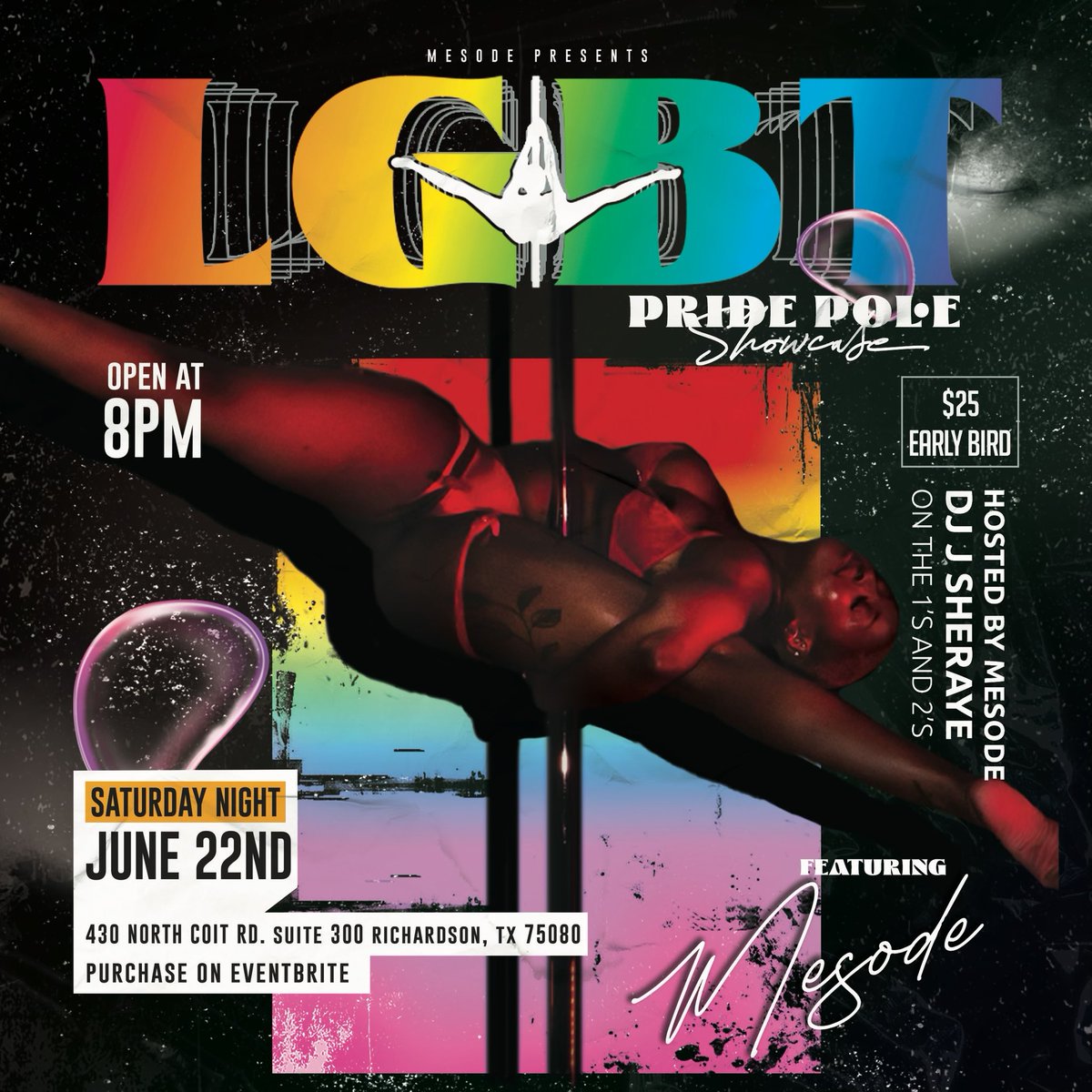 so we’re really doing this! saturday june 22nd, come out for an amazing show ft. our LGBT dancers and enjoy all the queer vibes this pride month! 🥰#pride2024