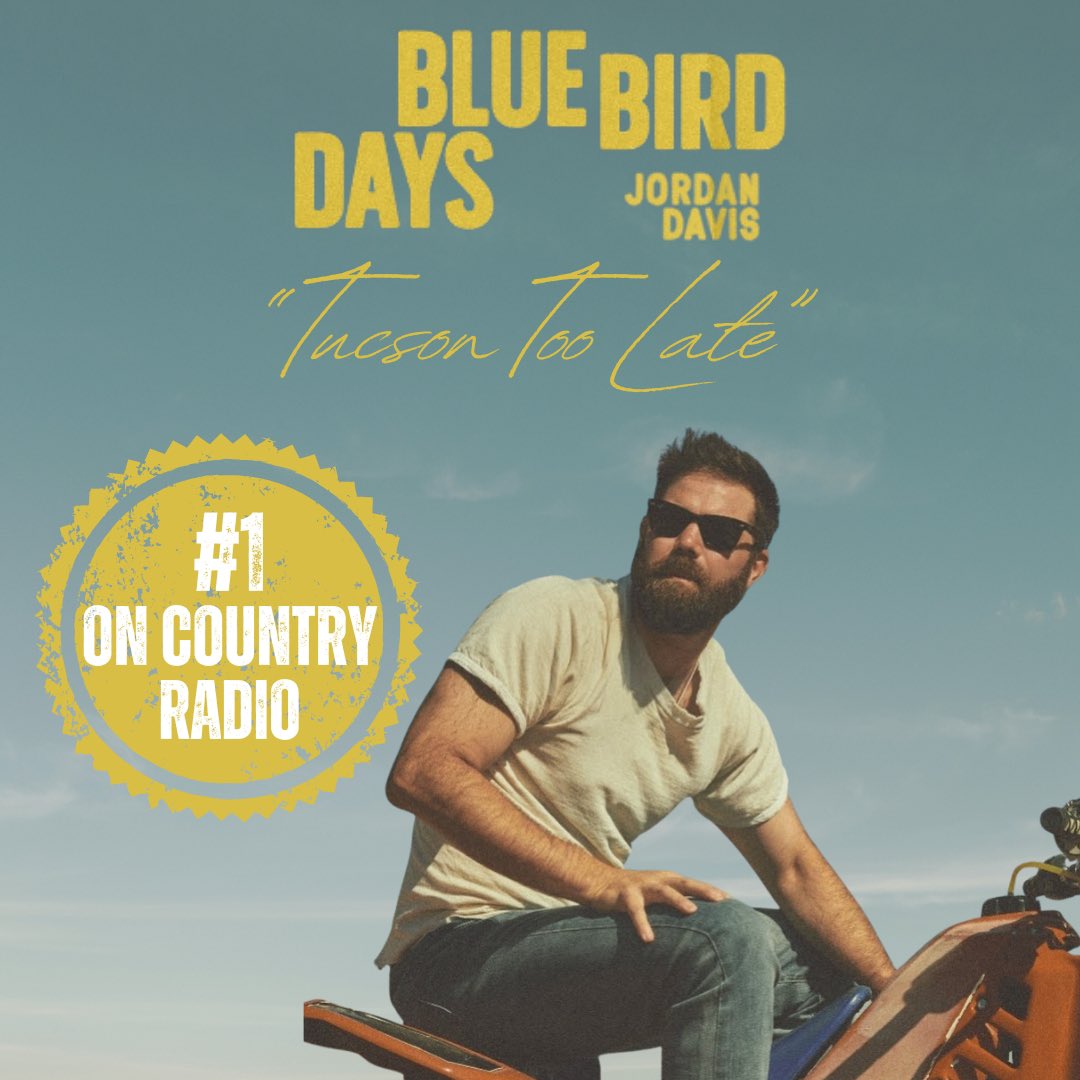 Congrats to JD for his song “Tucson Too Late” peaking at #1 on country radio! #TheParish #JordanDavis #TucsonTooLate