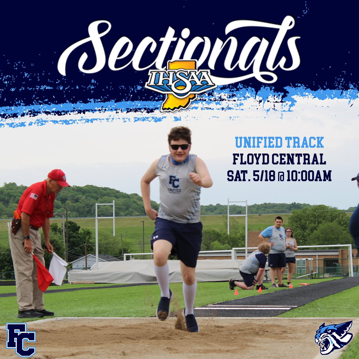 fchs_unified's tweet photo. IT’S @IHSAA1 UNIFIED SECTIONAL WEEK!!!

We’ve got an early meet at Floyd Central High School this Saturday at 10am and we can’t wait to battle! https://t.co/LuMKZfzqtc