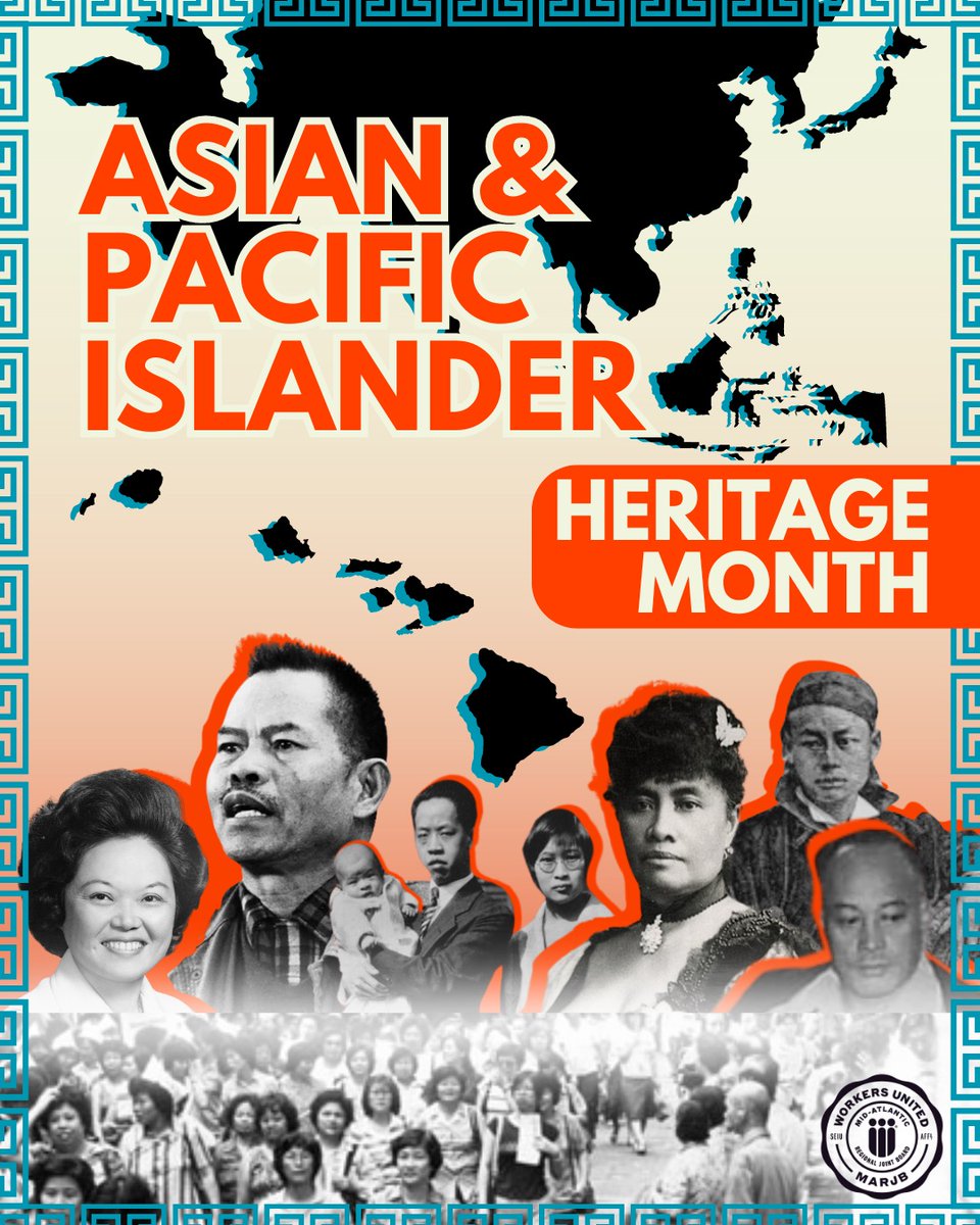 May is Asian and Pacific Islander Heritage Month! Let's celebrate the invaluable power AAPI activists have brought to the labor movement. 🎨 @SwampTeaArts #AAPIHistory #AAPIHeritageMonth #wumarjb #wunomatterwhat #1u