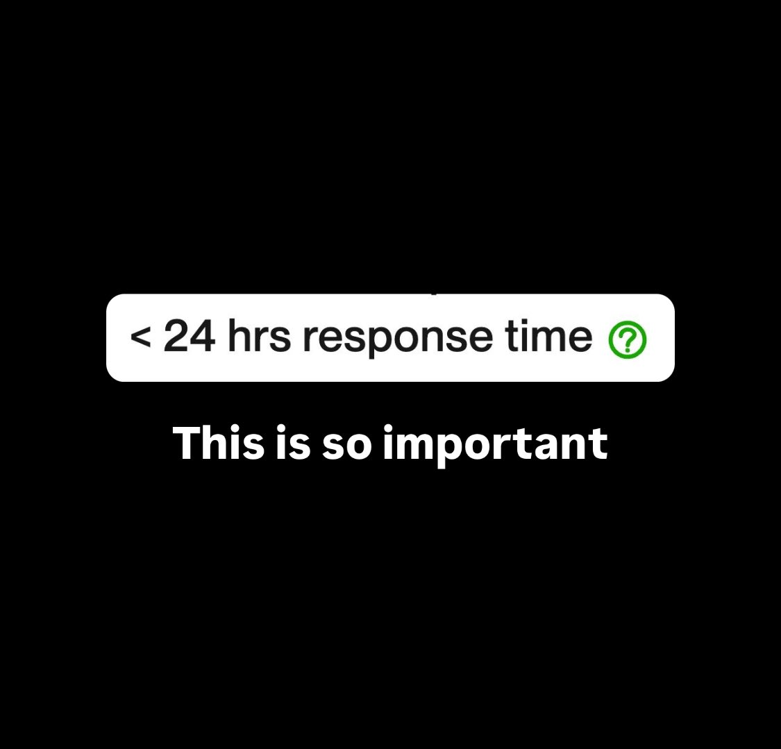 < 24 Hour Badge on Upwork: - Show clients you’re likely to respond fast. - Builds reputation as someone who’s dependable. Don’t sleep on it. How quick are your response times?